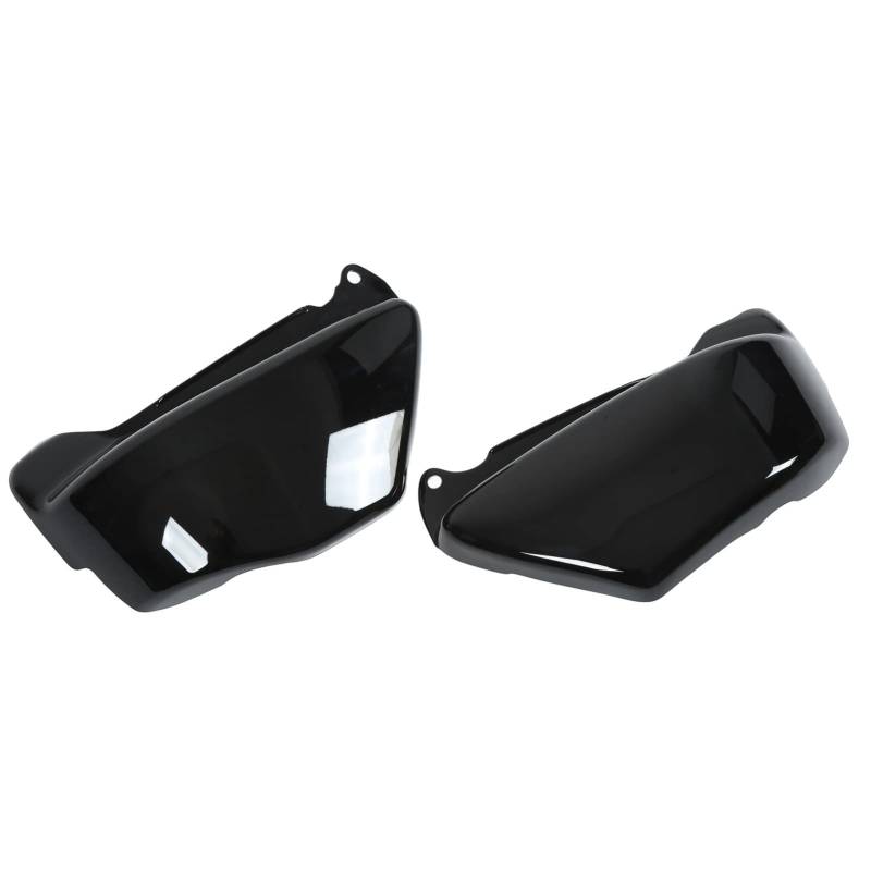 Seitenwand-Öltankabdeckung, 2 Stück Motorradseiten-Batterieverkleidungsabdeckung Links Rechts ABS Verschleißfester Ersatz für Magna VF750 VF750C 1994-2004 (Schwarz) von Headerbs