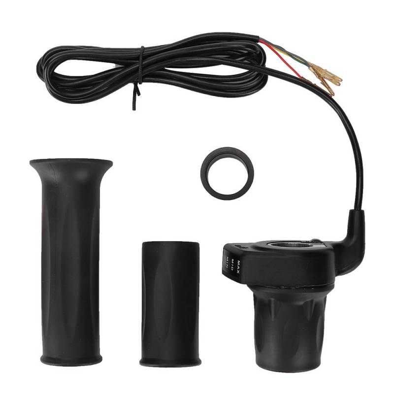 Twist Throttle Handle Grip, 36 V Half Twist Throttle mit Batterieanzeige für Zusammenklappbare Mini-Elektrofahrräder von Headerbs