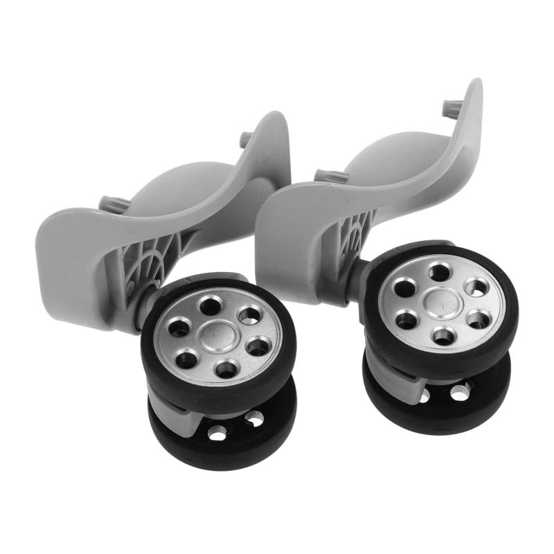 Healvian 1 Paar Radzubehör Koffer Gepäckrollen Austauschen Abnehmbare Gepäckräder Spinner-gepäck-ersatzräder Räder Für Gepäck Gepäckrad Tauschen Gepäck Reifen Grey Nylon von Healvian