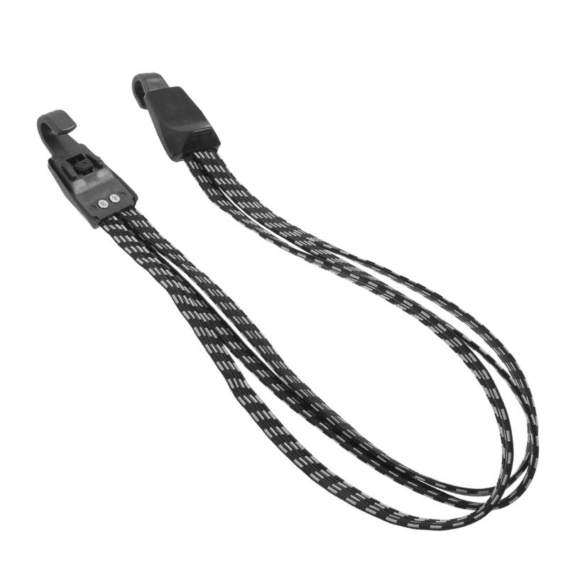 Healvian Befestigungsgurt für Fahrrad Kabel Gepäck Bungee Schwarz Fahrradseil Pflicht Koffergürtel anschnallen elastische Gummibänder Befestigungsgurte für das Fahrrad Stoff von Healvian