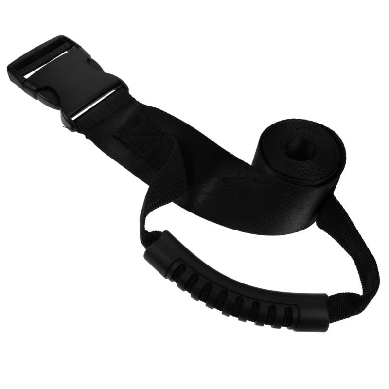 Healvian Objektbeweger Objektbewegungsgurte Schnallen Riemen Mit Griff Beweglicher Riemen Beweglicher Tragegurt Gepäck Einziehbar Hebeband Gürtel Laufband Plastik Black von Healvian