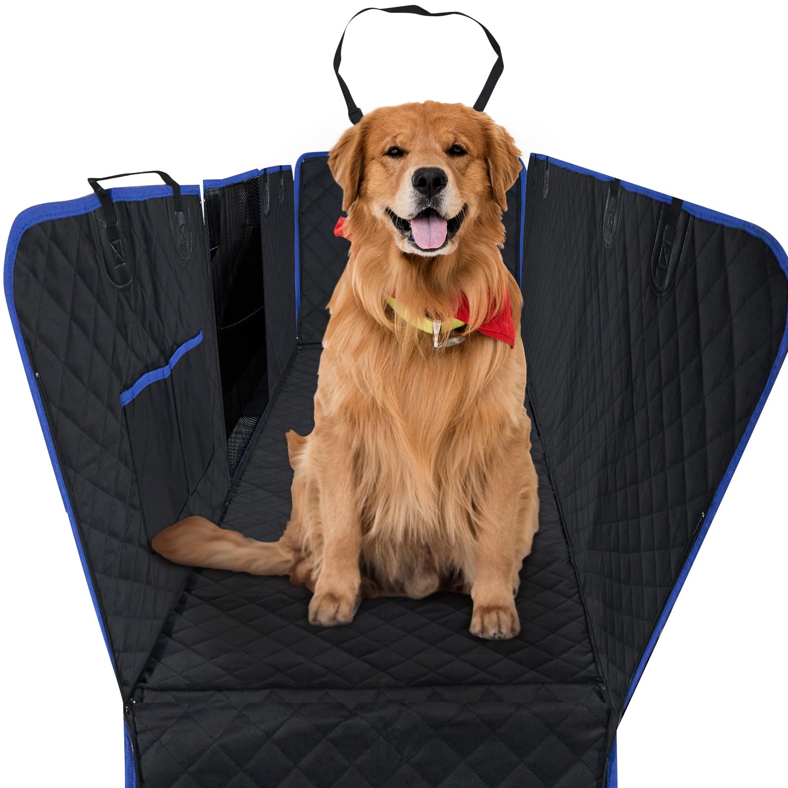 Heatail Hundedecke Auto Rückbank, Wasserdichter Kratzfester Hundedecke Auto mit Netzfenstern, Hundematte Auto für SUV-Autos, Leicht zu Reinigen – Blau Heatail Hundedecke Auto Rückbank, Wasserdichter Kratzfester Hundedecke Auto mit Netzfenstern, Hundematte Auto für SUV-Autos, Leicht zu Reinigen – Blau von Heatail