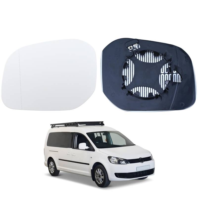 Hebstw Spiegelglas Ersatz Für VW Für Caddy 2015 2016 2017 2018 2019 2020 Auto Weitwinkel Beheizte Seite Spiegel Glas Außenspiegel Glas von Hebstw