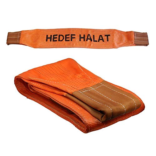 12 Tonnen Tragfähigkeit 4 Meter Länge Hebegurt Rundschlinge Hebeband Bergegurt aus Polyster mit Endschlaufen für Kran, Abschleppen Orange 12 Tonnen Tragfähigkeit 4 Meter Länge Hebegurt Rundschlinge Hebeband Bergegurt aus Polyster mit Endschlaufen für Kran, Abschleppen Orange von Hedef