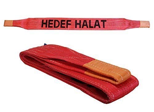 5 Tonnen Tragfähigkeit 3 Meter Länge Hebegurt Rundschlinge Hebeband Bergegurt aus Polyster mit Endschlaufen für Kran, Abschleppen Rot 5 Tonnen Tragfähigkeit 3 Meter Länge Hebegurt Rundschlinge Hebeband Bergegurt aus Polyster mit Endschlaufen für Kran, Abschleppen Rot von Hedef