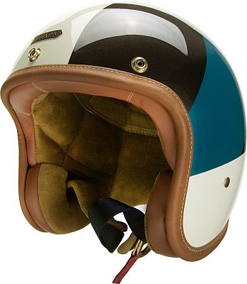 Hedon Hedonist Cosmos ECE, Jethelm - Weiß/Braun/Dunkelblau - XL von Hedon