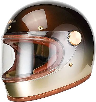 Hedon Heroine Racer 2.0 Polvo ECE, Integralhelm - Silber/Dunkelbraun - XL von Hedon