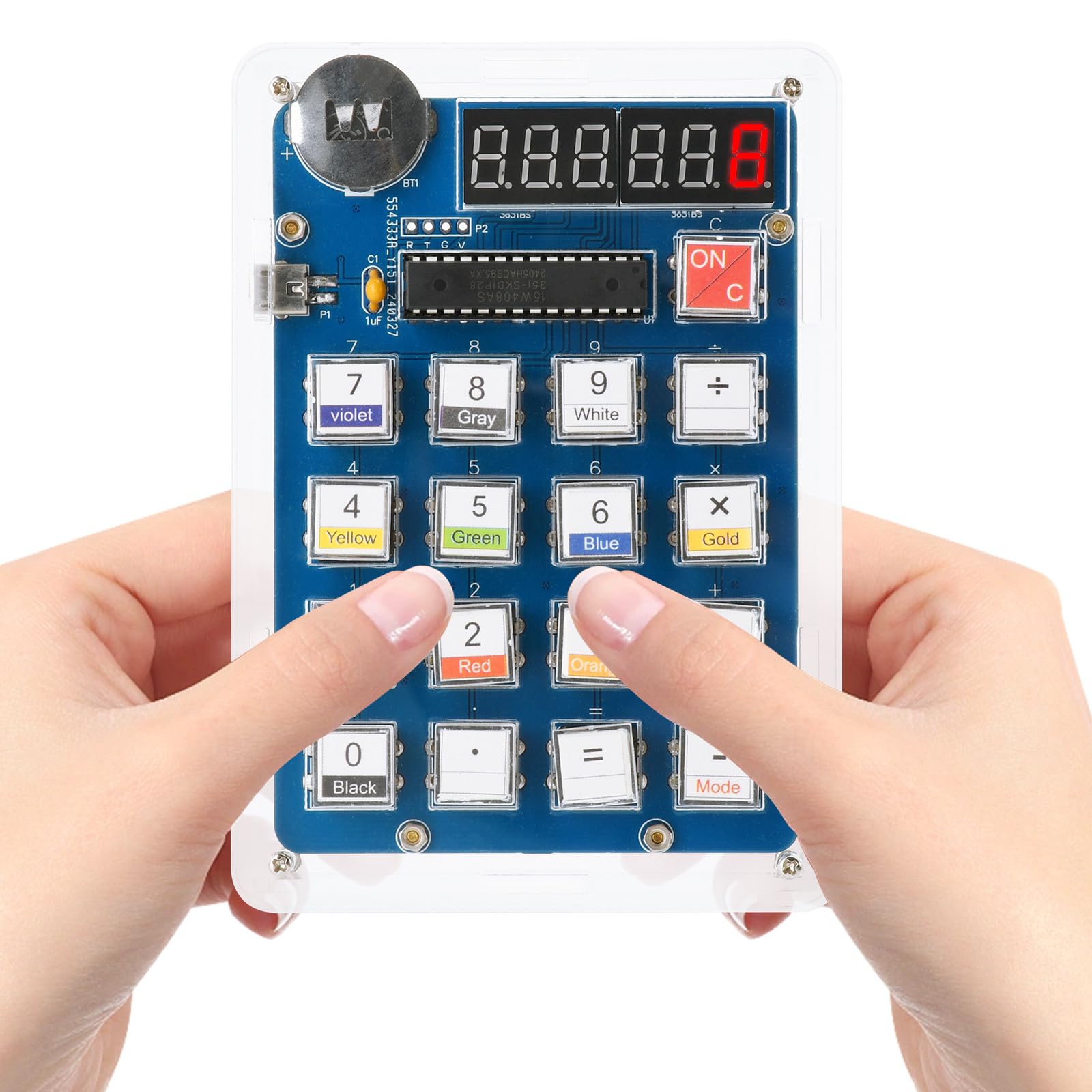 6-Bit-Löt Bausatz DIY Lötübungssatz mit LED-Anzeige Elektronik-Bausatz für Computerunterricht Praktische Ausbildung Übung Lötprojekte. 6-Bit-Löt Bausatz DIY Lötübungssatz mit LED-Anzeige Elektronik-Bausatz für Computerunterricht Praktische Ausbildung Übung Lötprojekte. von Heemol
