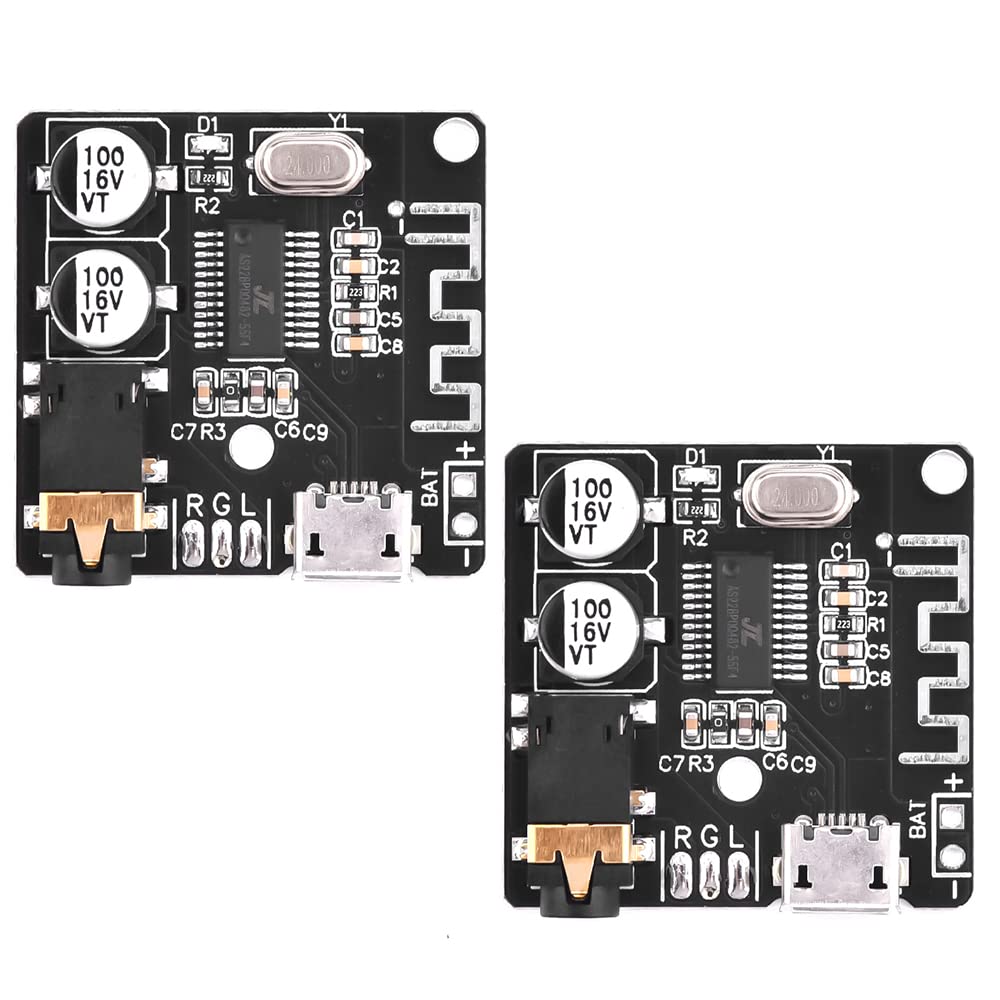 Heemol 2 Stück VHM-314 Bluetooth Receiver Board 3.7-5V 5.0 MP3 Verlustfreie Decoder Board Wireless Stereo Music Module Heemol 2 Stück VHM-314 Bluetooth Receiver Board 3.7-5V 5.0 MP3 Verlustfreie Decoder Board Wireless Stereo Music Module von Heemol
