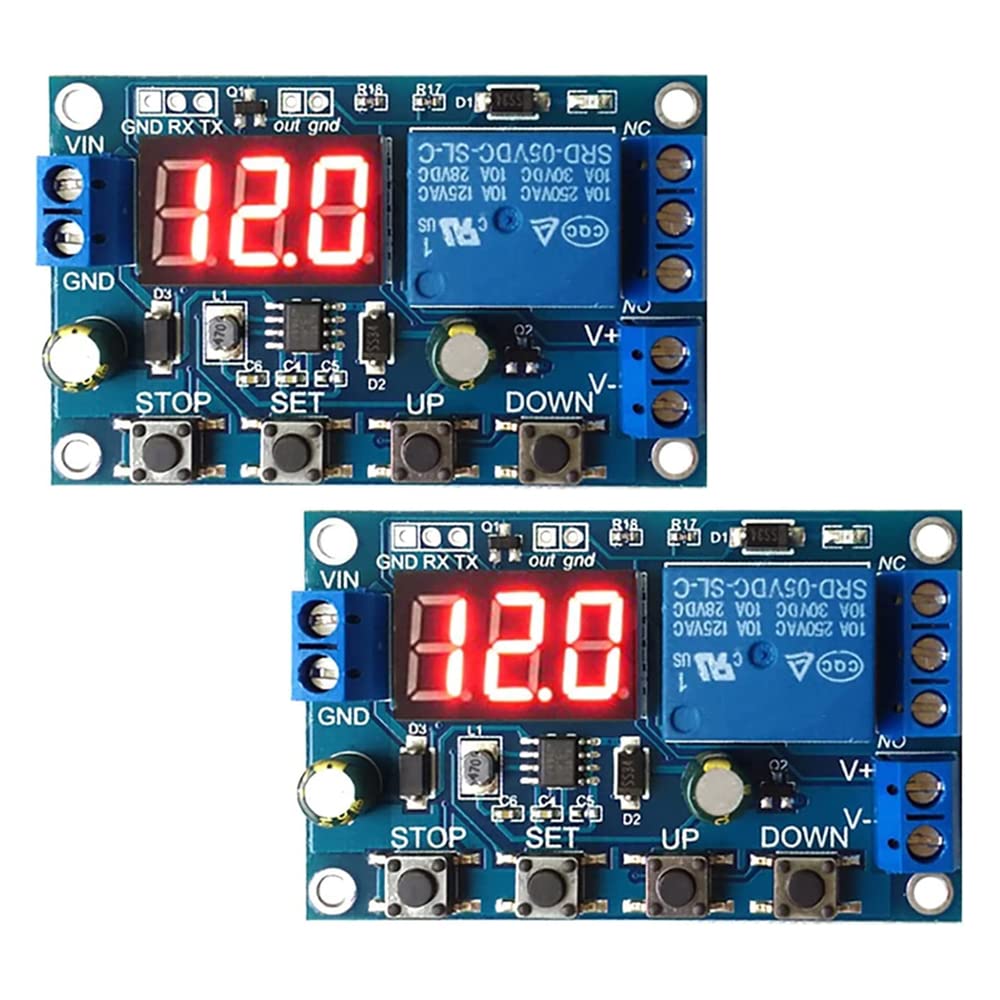 Heemol Batteriewächter DC 6-40V Präzisionsmodulen Programmierbarer Unterspannungsschalter für 1865O Batteriewächter mit Abschaltung mit LED-Display 2 Stück. Heemol Batteriewächter DC 6-40V Präzisionsmodulen Programmierbarer Unterspannungsschalter für 1865O Batteriewächter mit Abschaltung mit LED-Display 2 Stück. von Heemol
