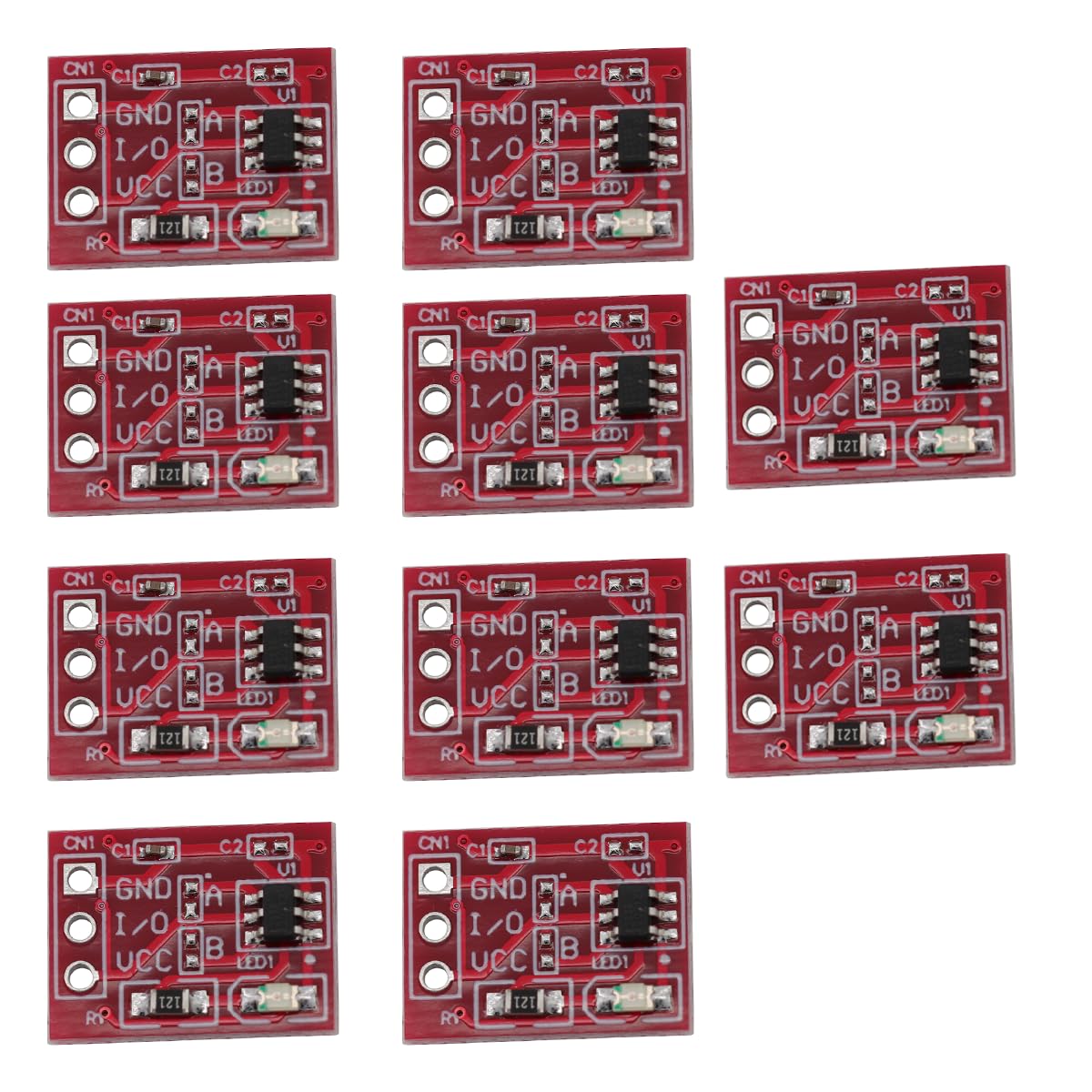 Heevhas 10PCS TTP223 Touch-Button-Modul Kondensator-Typ Einkanal-Selbstverriegelung Touch-Sensor Schalter Einkanal Heevhas 10PCS TTP223 Touch-Button-Modul Kondensator-Typ Einkanal-Selbstverriegelung Touch-Sensor Schalter Einkanal von Heevhas