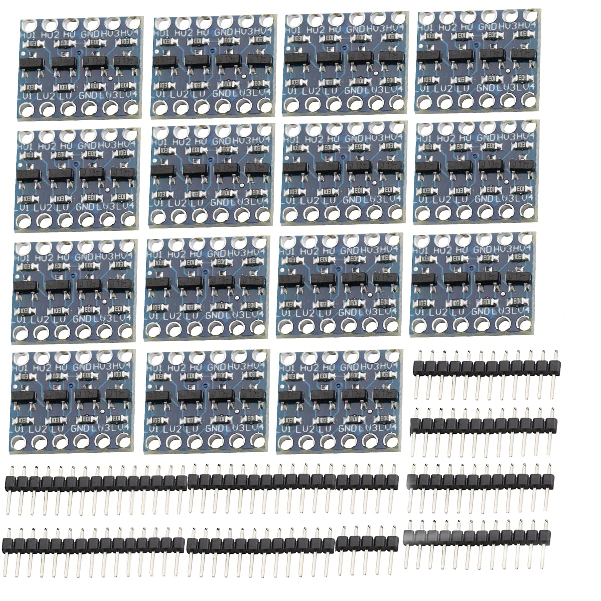 Heevhas 15 stücke 4 Kanäle Logik Level Konverter IIC I2C Konverter 4 Kanal Pegelwandler 3,3v zu 5v Bidirectional Modul Shifter für Arduino Heevhas 15 stücke 4 Kanäle Logik Level Konverter IIC I2C Konverter 4 Kanal Pegelwandler 3,3v zu 5v Bidirectional Modul Shifter für Arduino von Heevhas