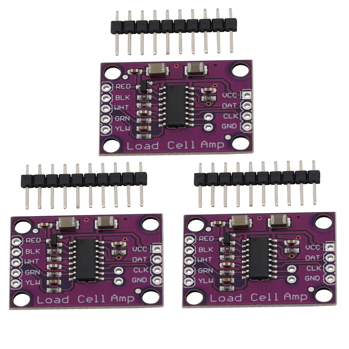 Heevhas 3PCS CJMCU-711HX71 Hochpräzise elektronische Waage Wägezelle 24-Bit Doppelkanal A/D-Wandlerchip Konverter Entwicklungsboard-Modul für elektronische Präzisionswaagen Kompatibel mit Arduino Heevhas 3PCS CJMCU-711HX71 Hochpräzise elektronische Waage Wägezelle 24-Bit Doppelkanal A/D-Wandlerchip Konverter Entwicklungsboard-Modul für elektronische Präzisionswaagen Kompatibel mit Arduino von Heevhas