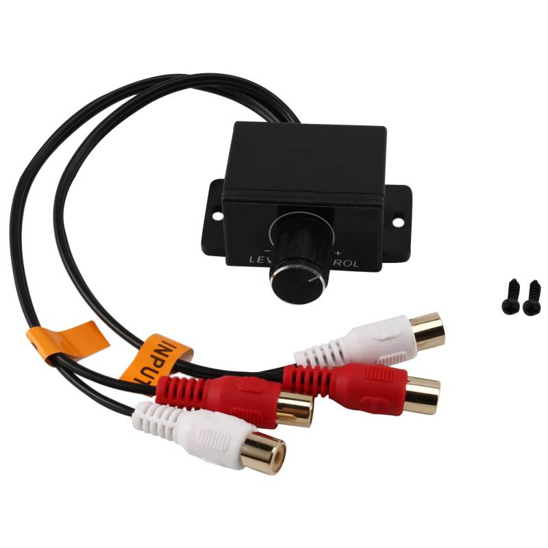 Hefddehy Lautstärkeregler - Auto Haus Audio Verstärker Bass Gain Level Lautstärkeregler Lc-1 Schwarz von Hefddehy