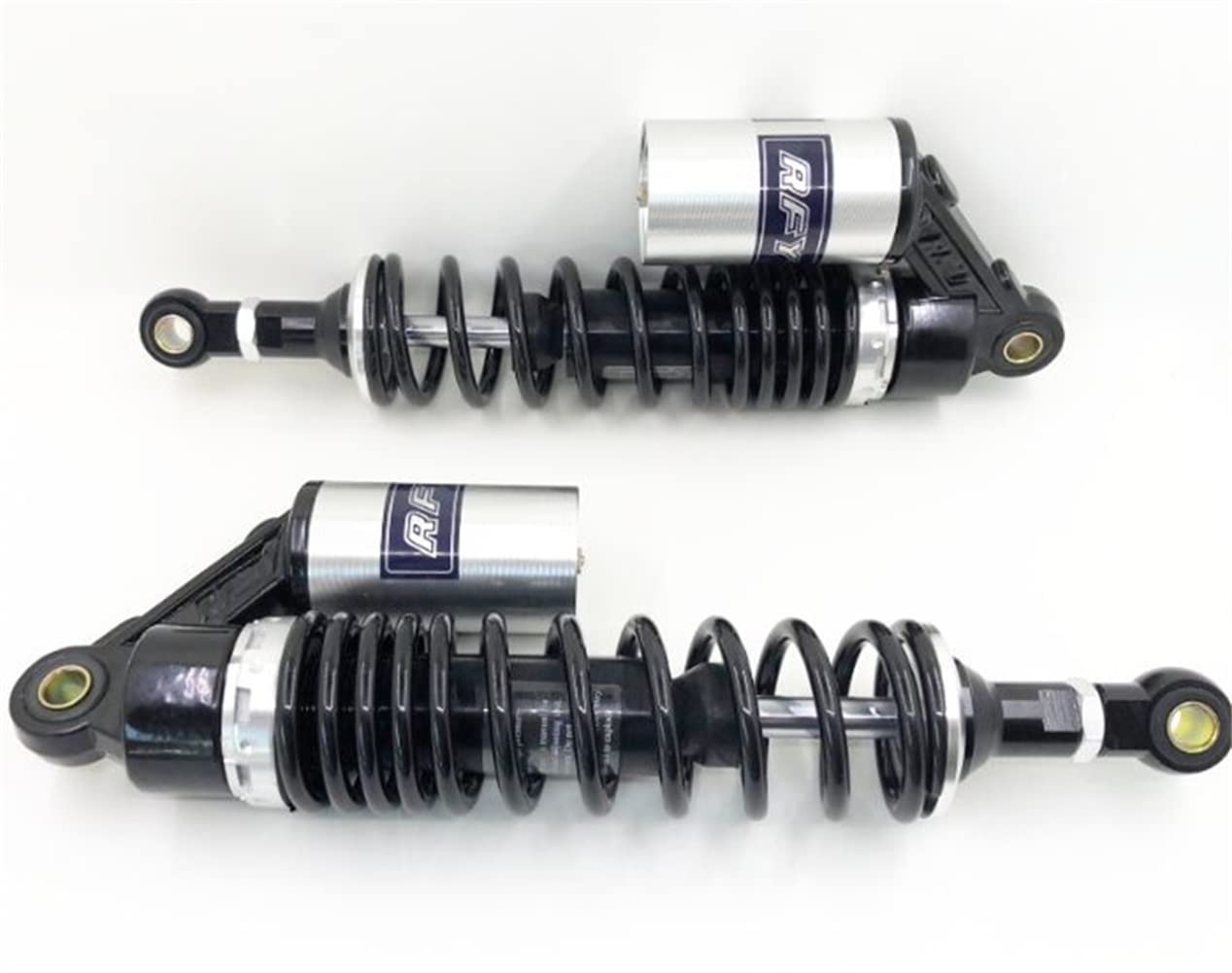Hegeiisy 320mm 12.5 Zoll 7mm Feder Universal Motorrad Stoßdämpfer Hinterradaufhängung ATV Quad Roller Dirt Bike Für CBR600 CBR400 CB500 YZF XC EXC XCF Silber Schwarze Hegeiisy 320mm 12.5 Zoll 7mm Feder Universal Motorrad Stoßdämpfer Hinterradaufhängung ATV Quad Roller Dirt Bike Für CBR600 CBR400 CB500 YZF XC EXC XCF Silber Schwarze von Hegeiisy