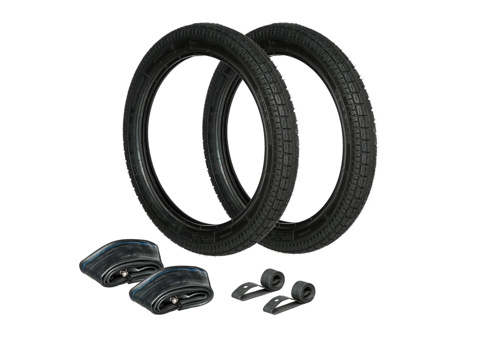 Set: 2x Reifen 2.75 x 16 Heidenau K35 + 2x Schläuche + 2x Felgenband Set: 2x Reifen 2.75 x 16 Heidenau K35 + 2x Schläuche + 2x Felgenband von Heidenau