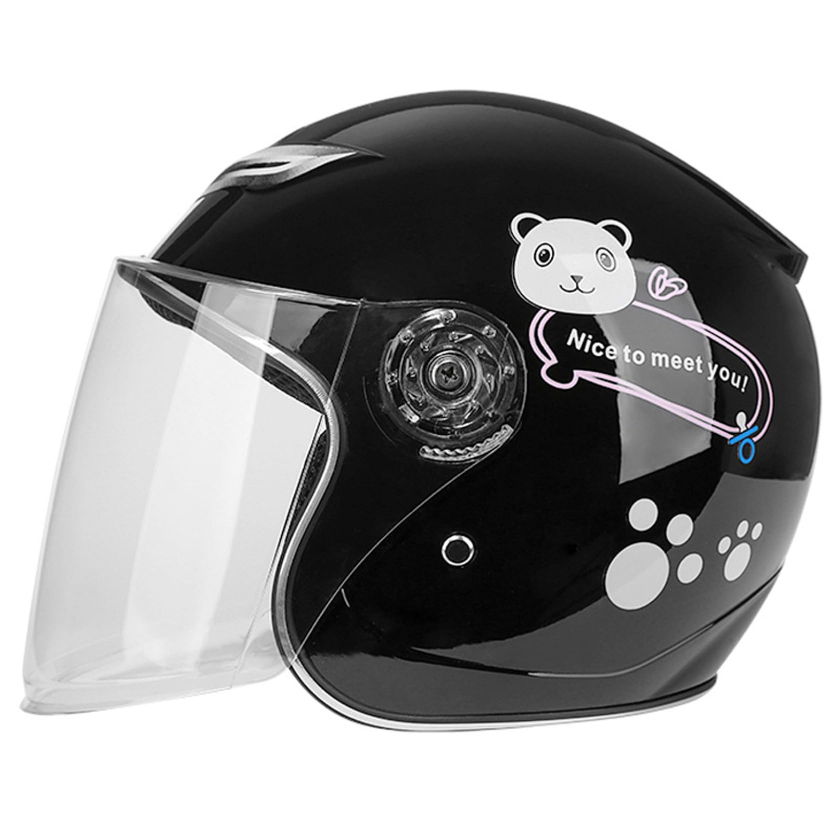Kids Bike Helm Verstellbar bequem Bequeme Gesichtssicherheit Scooter Helm Windproof Stoßdämpfung Kopfzubehör für Mädchen Junge Kinder von Heidouse