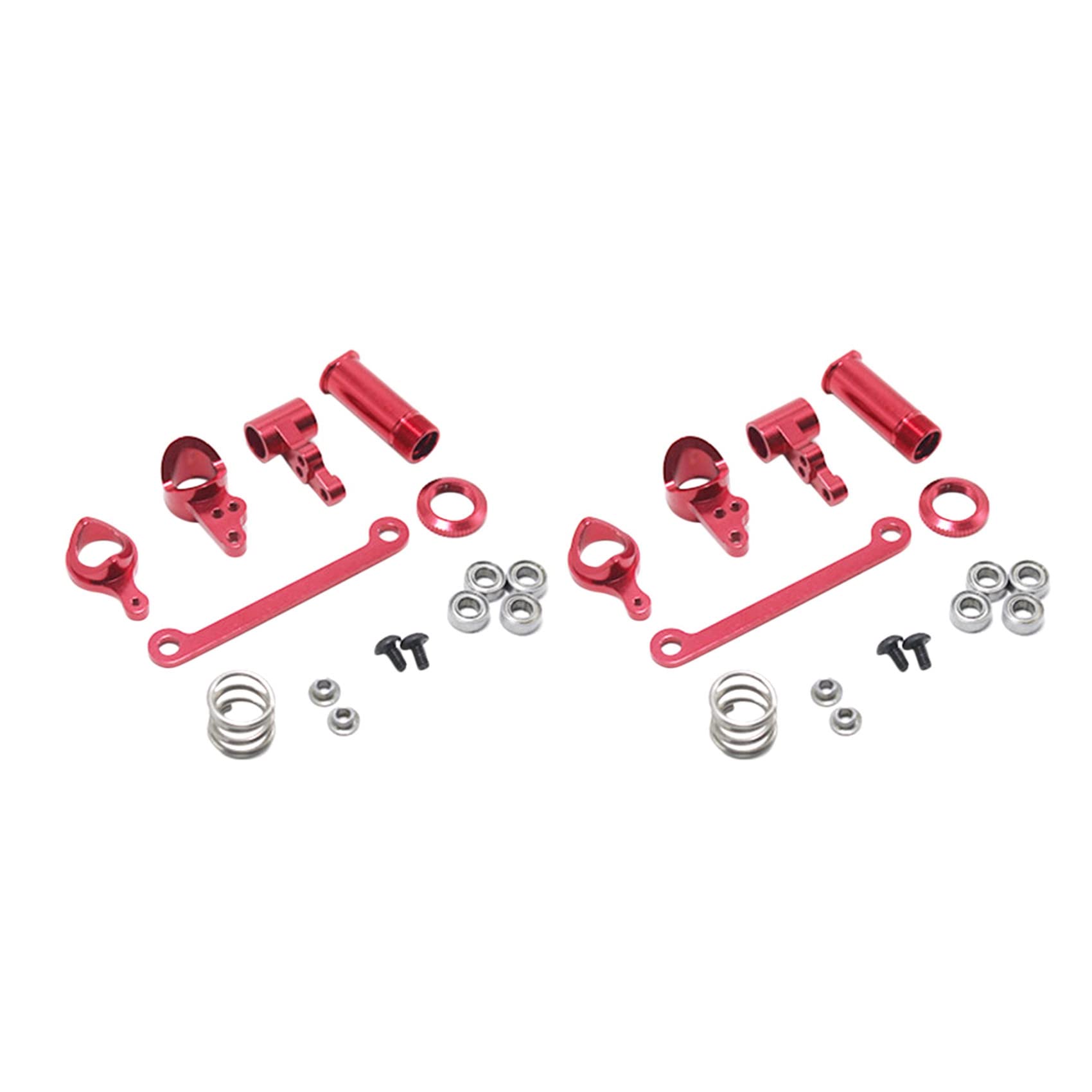 Heiikiuy 2 Satz Lenk Kupplungs Baugruppe Lenkungs Servo Sparer Komplette Upgrade Teile für 144001 1/14 RC Auto, Rot 10 Stk Heiikiuy 2 Satz Lenk Kupplungs Baugruppe Lenkungs Servo Sparer Komplette Upgrade Teile für 144001 1/14 RC Auto, Rot 10 Stk von Heiikiuy