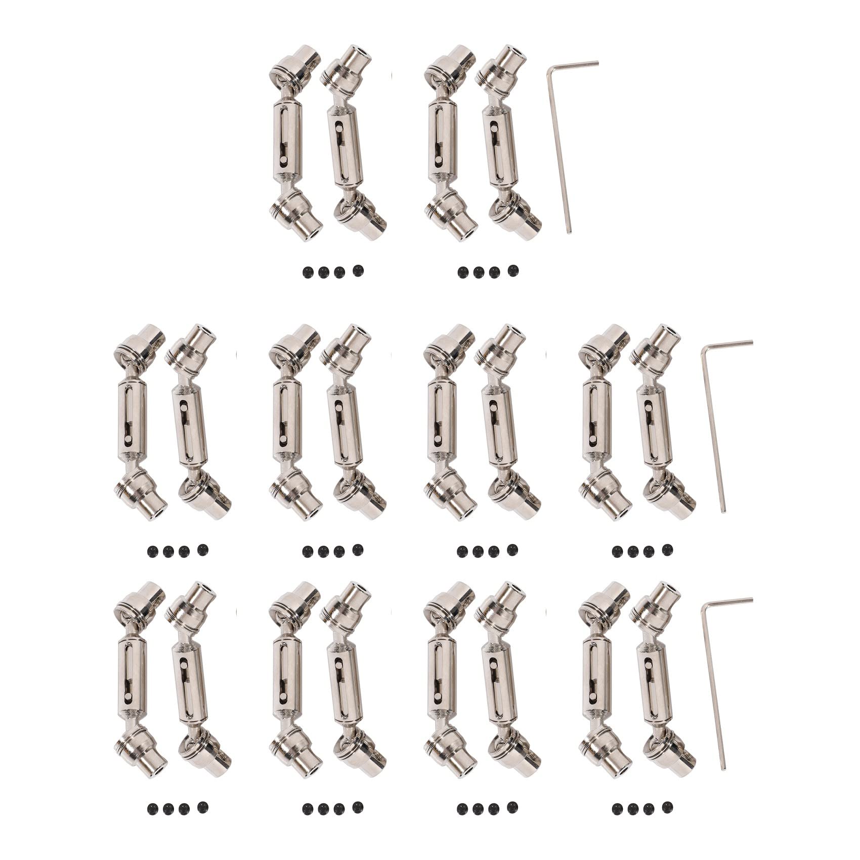 Heiikiuy 2 satz Ural Truck RC Auto Teile Metall Vorne Hinten Antriebswelle für Ural B36 B16 C14 C24 B24 Heiikiuy 2 satz Ural Truck RC Auto Teile Metall Vorne Hinten Antriebswelle für Ural B36 B16 C14 C24 B24 von Heiikiuy