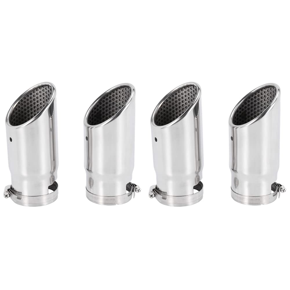 Heiikiuy 4 Stücke für C180 Auto Auspuff Spitze Edelstahl Rohr Chrom Geändert Auto Heck Hals Liner Zubehör Heiikiuy 4 Stücke für C180 Auto Auspuff Spitze Edelstahl Rohr Chrom Geändert Auto Heck Hals Liner Zubehör von Heiikiuy
