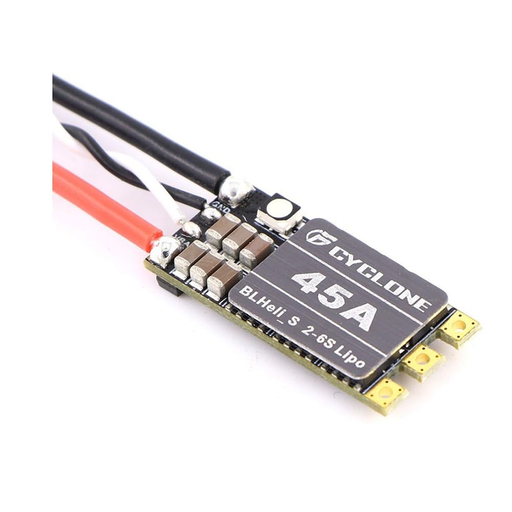 Heilanole BLHeli S 2-6S Lipo Brushless ESC mit Integrierter Programmierbarer RGB-LED für RC FPV Drohnenkomponenten 45A Heilanole BLHeli S 2-6S Lipo Brushless ESC mit Integrierter Programmierbarer RGB-LED für RC FPV Drohnenkomponenten 45A von Heilanole