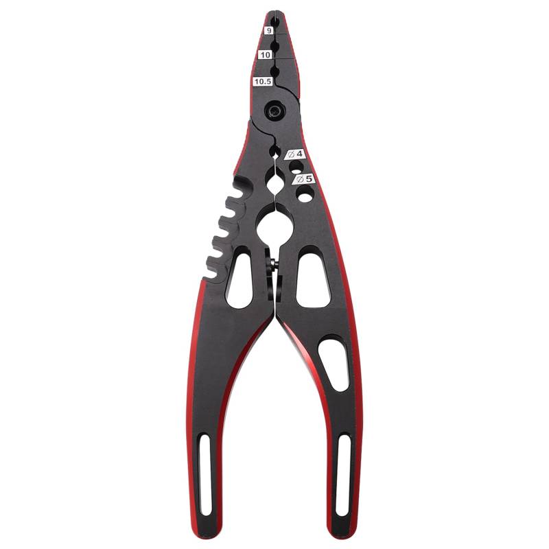 Heilanole Professionelles Multitool Metallklemme Stoßdämpferzange Kugelkopfclip für Rc 1/8 1/10 1/14 Rc Car Crawler Schwarz+Rot von Heilanole