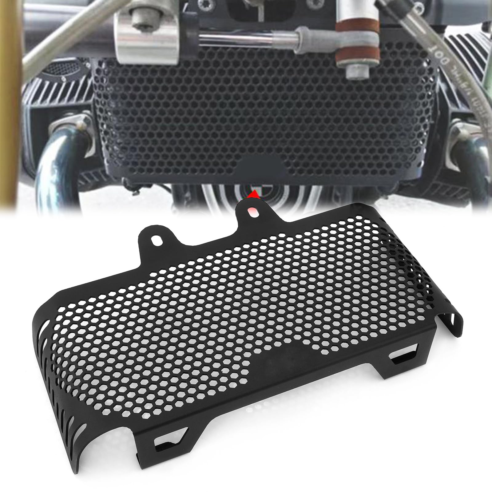 HEINMO Für R NINET Motor Kühlergrill Schutzabdeckung Kompatibel mit BM' R Nine T RNINET Scrambler Pure 2014-2021 2022 2023 Kühlerschutz HEINMO Für R NINET Motor Kühlergrill Schutzabdeckung Kompatibel mit BM' R Nine T RNINET Scrambler Pure 2014-2021 2022 2023 Kühlerschutz von Heinmo