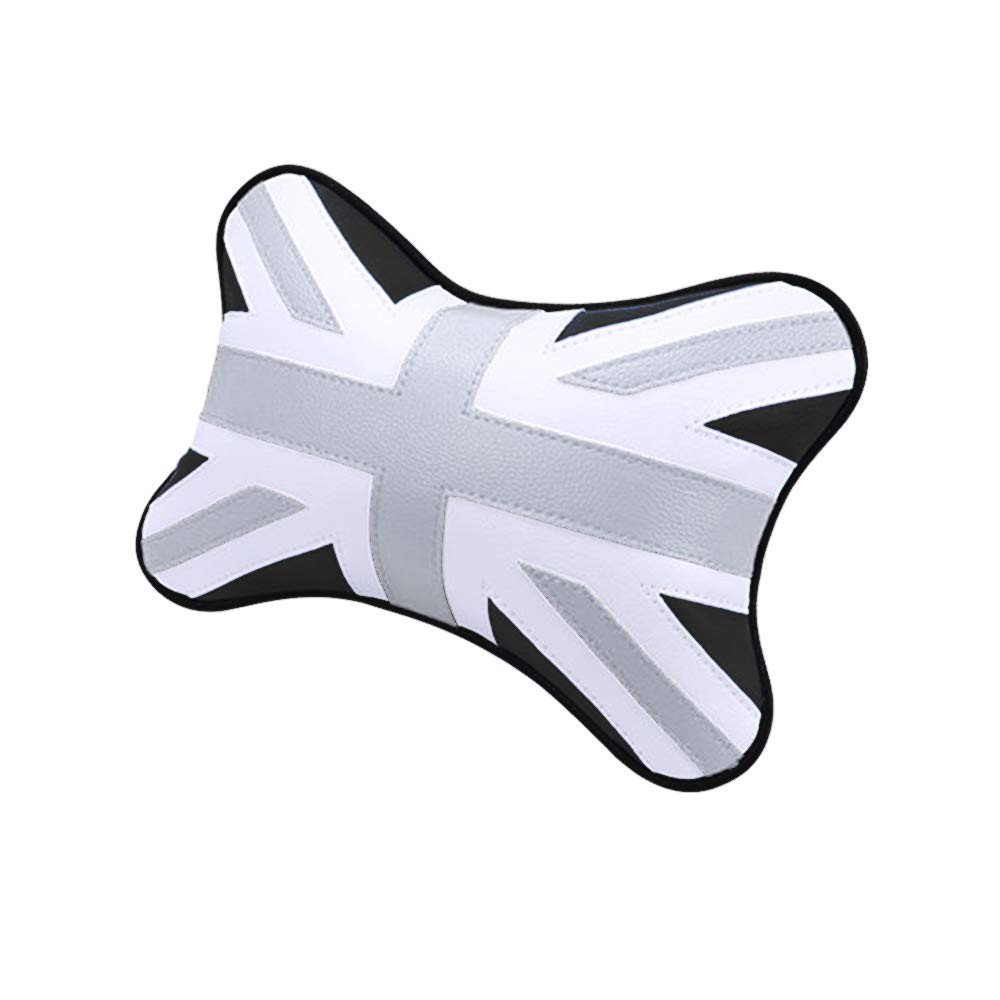 Heinmo Autositz Kopfstützenkissen PU Leder Union Jack Stil Knochen Nackenkissen Kopfstütze Nackenstütze Für Alle Cooper Modelle Clubman Countryman R55 R56 R60 F55 F56 F60 Heinmo Autositz Kopfstützenkissen PU Leder Union Jack Stil Knochen Nackenkissen Kopfstütze Nackenstütze Für Alle Cooper Modelle Clubman Countryman R55 R56 R60 F55 F56 F60 von Heinmo