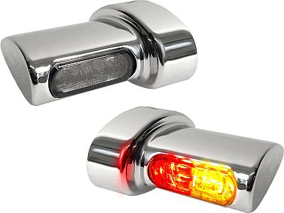 Heinz Bikes Micro Winglets, 3in1 Rückleuchte/Blinker - Verchromt Heinz Bikes Micro Winglets, 3in1 Rückleuchte/Blinker - Verchromt von Heinz Bikes