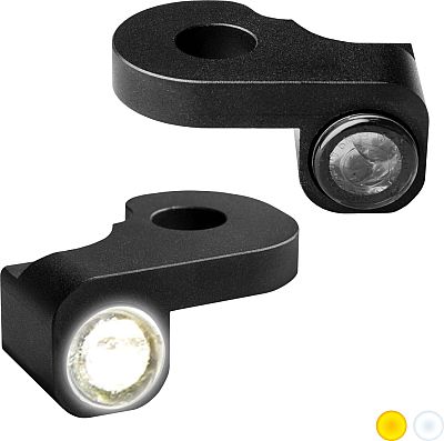 Heinz Bikes Nano, Armaturen-Blinker/Positionslicht - Schwarz von Heinz Bikes