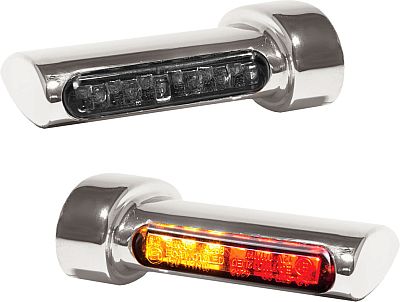 Heinz Bikes Winglets, 3in1 Rückleuchte/Blinker - Verchromt Heinz Bikes Winglets, 3in1 Rückleuchte/Blinker - Verchromt von Heinz Bikes