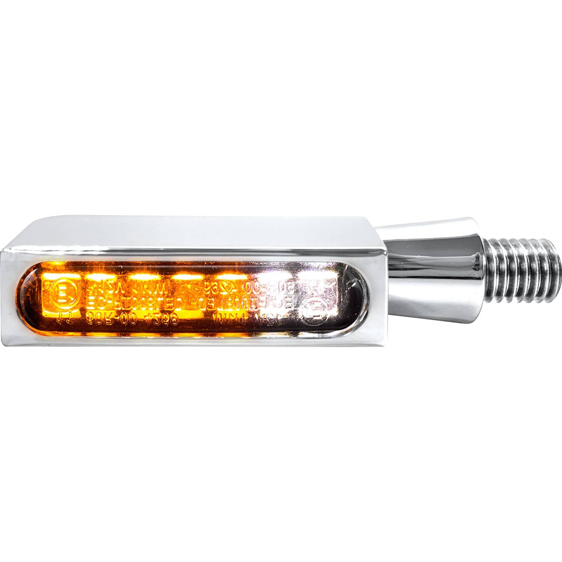 HeinzBikes LED Alu Blinker/Positionslicht Block Line M8 chrom HeinzBikes LED Alu Blinker/Positionslicht Block Line M8 chrom von HeinzBikes
