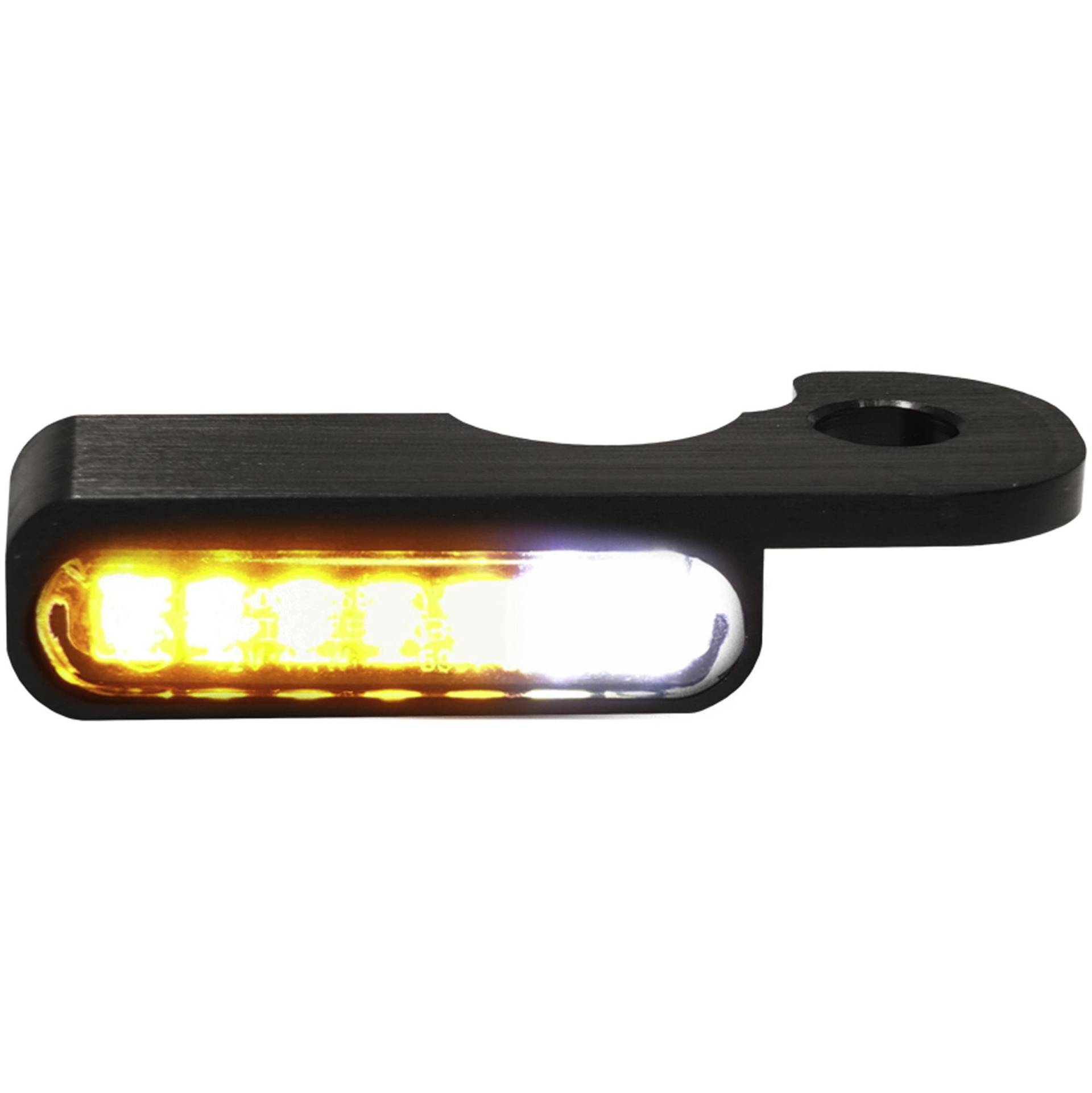 HeinzBikes LED Alu Blinker/Positionspaar für Harley Breakout schwarz HeinzBikes LED Alu Blinker/Positionspaar für Harley Breakout schwarz von HeinzBikes