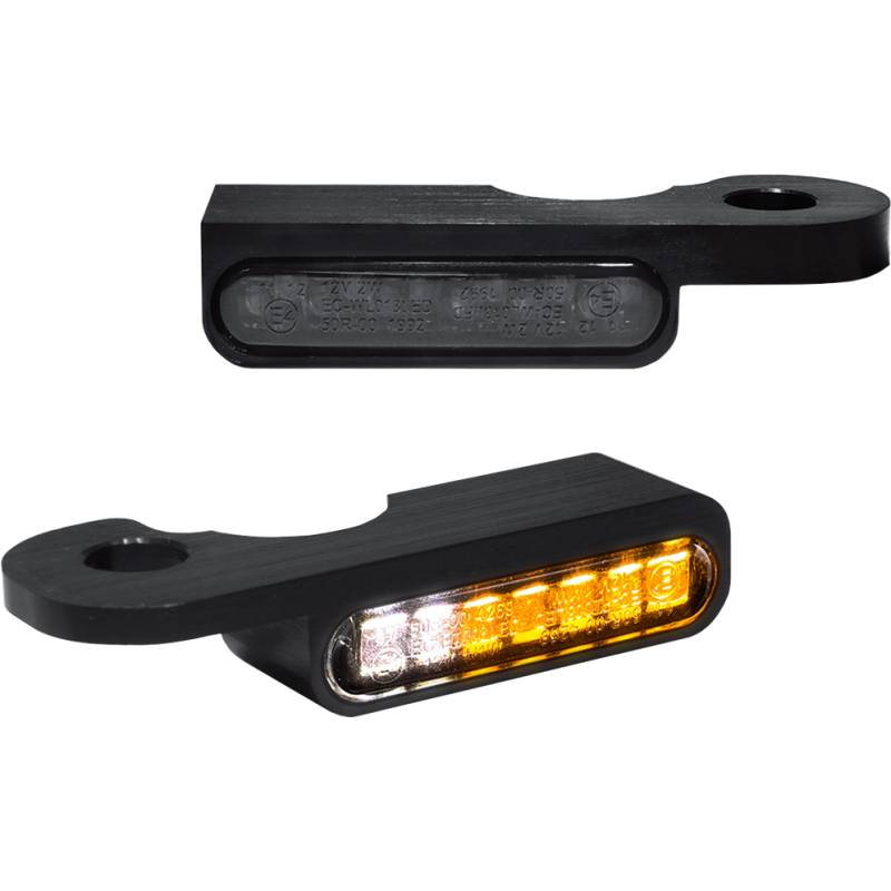 HeinzBikes LED Alu Blinker/Positionspaar schwarz für Touring 2021- von HeinzBikes