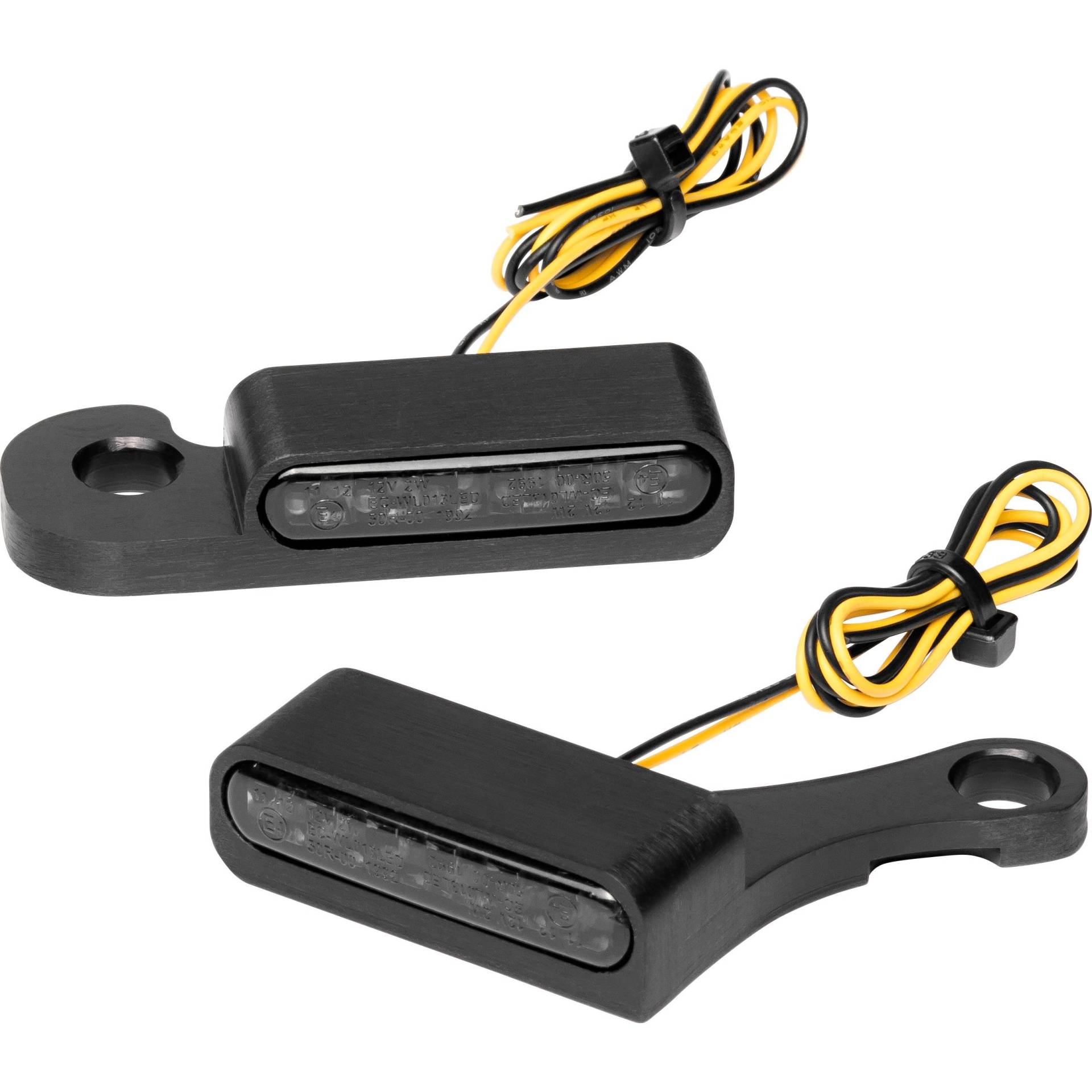 HeinzBikes LED Alu Blinkerpaar vorne für Harley Softail 2018- schwarz HeinzBikes LED Alu Blinkerpaar vorne für Harley Softail 2018- schwarz von HeinzBikes