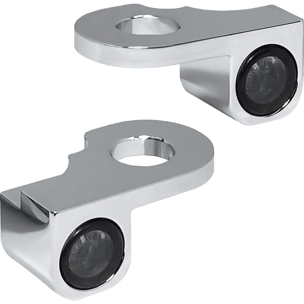 HeinzBikes LED Armaturenblinkerpaar Nano chrom für Harley Touring 2021- von HeinzBikes