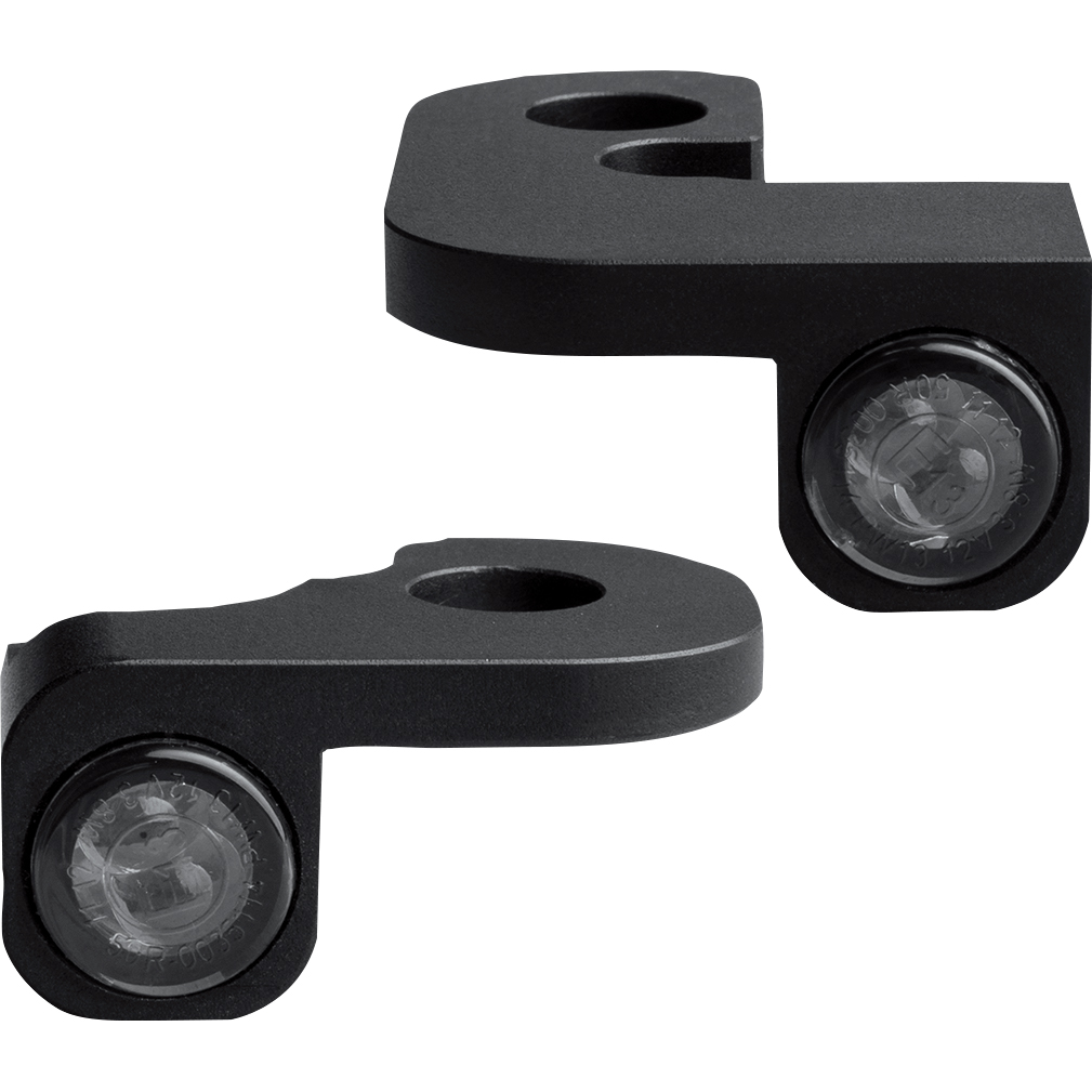 HeinzBikes LED Armaturenblinkerpaar Nano für Dyna 1990-2017 schwarz von HeinzBikes