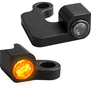 Heinzbikes NANO LED Armaturen-Blinker für H+D-Modelle, in schwarz oder chrom HeinzBikes von HeinzBikes