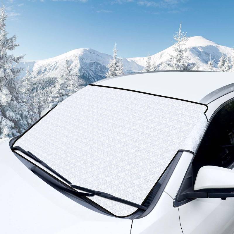 Hejo Frontscheibenabdeckung, Windschutzscheibenabdeckung, Windschutzscheibe Sonnenschutz, Sonnenschutz Auto Frontscheibe, Auto Windschutzscheibe Sonnenschutz Frontscheibe Sonnenschutz (190 x 95 cm) von Hejo
