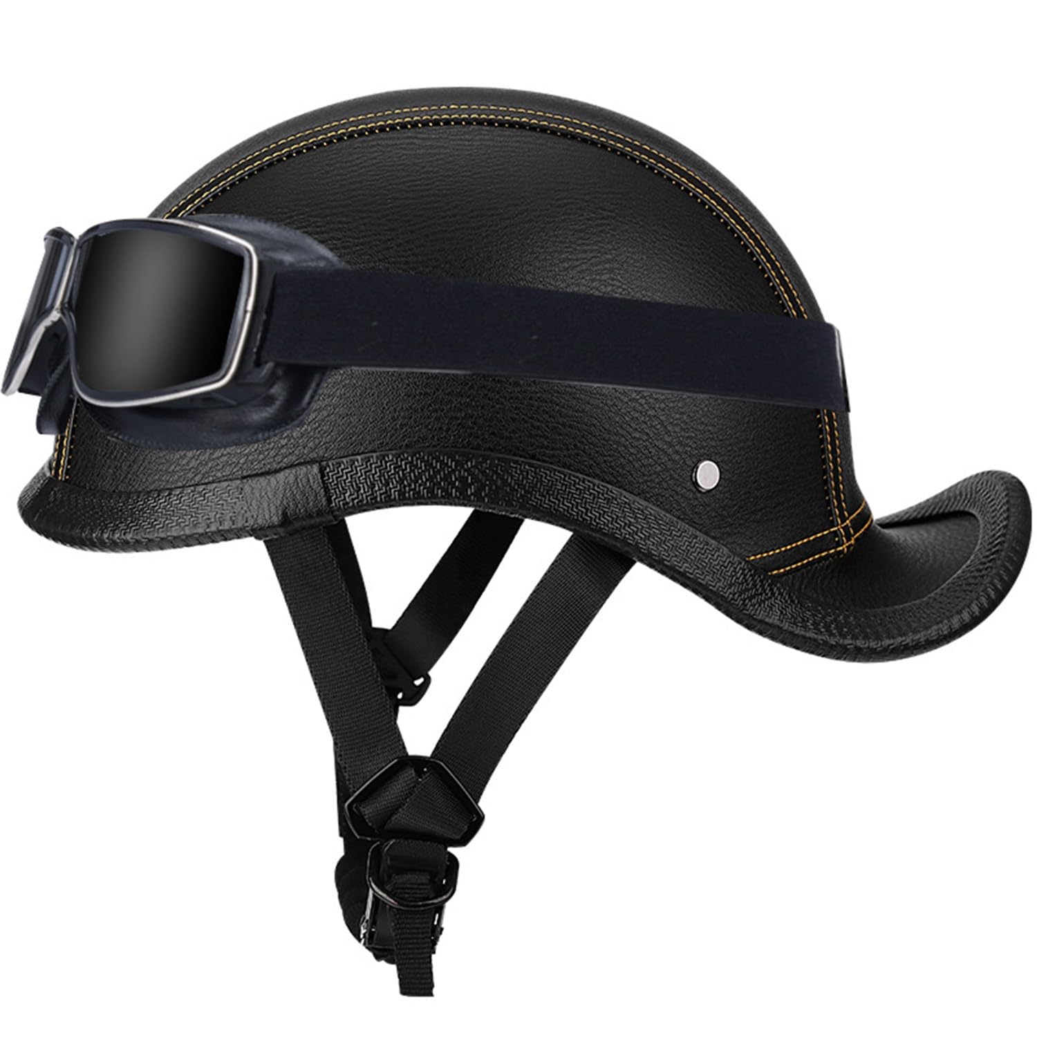 Deutscher Stil Motorrad Halbschalenhelm Jethelm Mit DOTECE-Zertifiziert Roller Halbhelm Cruiser Chopper Futter Brain Cap Halbhelm Für Männer und Frauen geeignet 11,M:57-58CM Deutscher Stil Motorrad Halbschalenhelm Jethelm Mit DOTECE-Zertifiziert Roller Halbhelm Cruiser Chopper Futter Brain Cap Halbhelm Für Männer und Frauen geeignet 11,M:57-58CM von Hejunlian