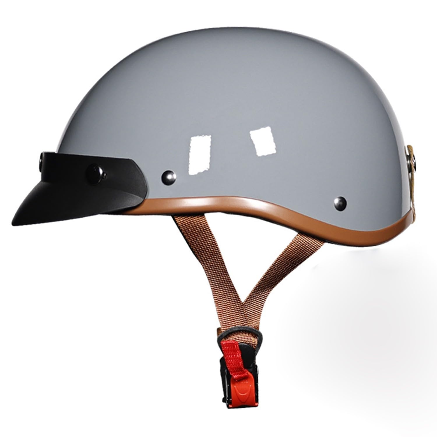 Halbschalenhelm Moto Jethelm rradhelm Brain-Cap Halbschale Motorrad Roller-Helm Scooter-Helm Chopper Helm Jet-Helm Moped Herren Damen Mit ECEDOT Genehmigt 4,M:57-58CM Halbschalenhelm Moto Jethelm rradhelm Brain-Cap Halbschale Motorrad Roller-Helm Scooter-Helm Chopper Helm Jet-Helm Moped Herren Damen Mit ECEDOT Genehmigt 4,M:57-58CM von Hejunlian
