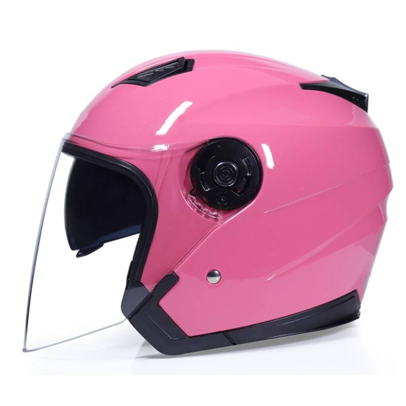 Halbschalenhelm mit Schutzbrille Vintage Jethelm Offen Gesicht Halbhelm Motorradhelm mit Roller-Helmet Brain-Cap für Erwachsene Männer und Frauen ECEDOT-Zertifiziert 3,XL:61-62CM von Hejunlian