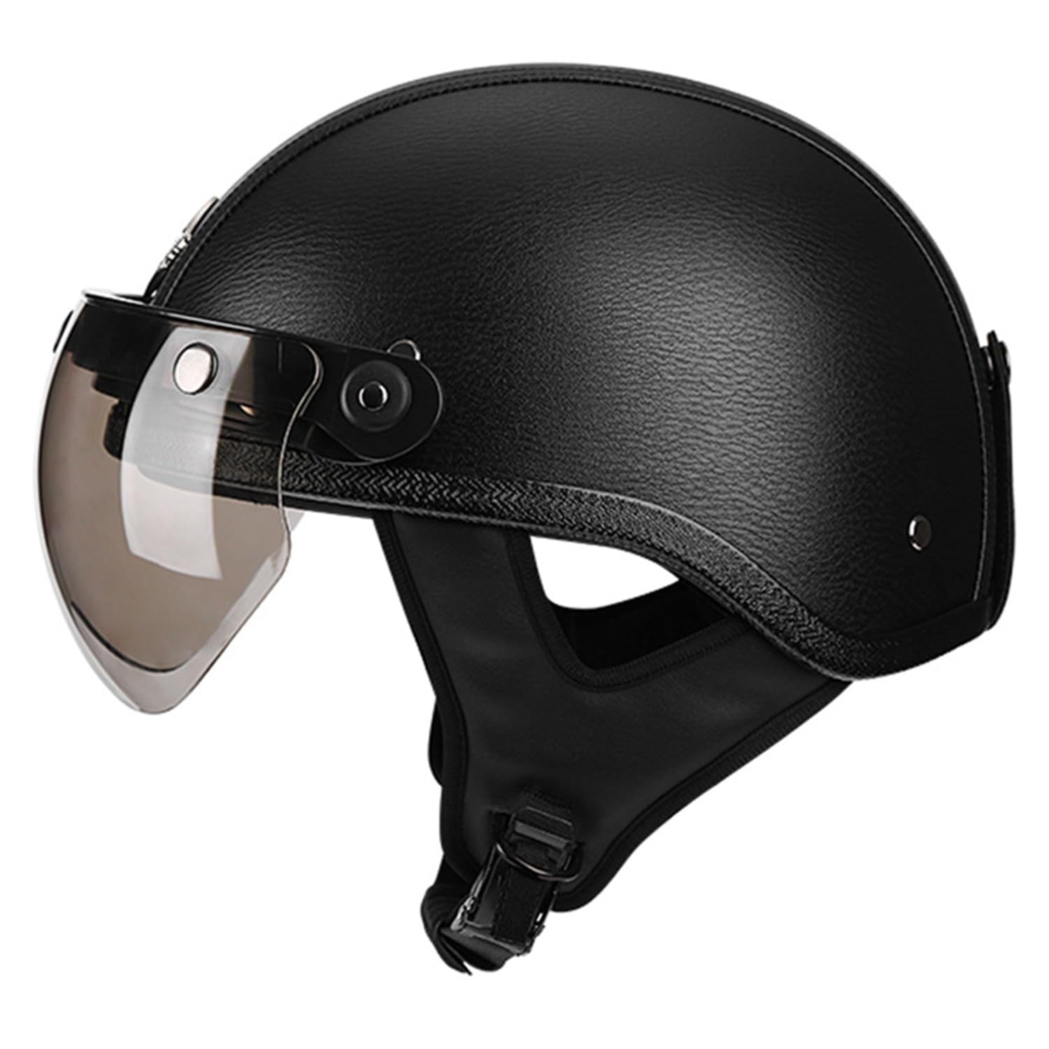 Motorrad Roller-Helmet Deutscher Stil Retro Open Face Halbhelm Moped Roller Halbschalenhelm Für Erwachsene Vintage Jethelm ECEDOT Genehmigter 6,XL:61-62CM Motorrad Roller-Helmet Deutscher Stil Retro Open Face Halbhelm Moped Roller Halbschalenhelm Für Erwachsene Vintage Jethelm ECEDOT Genehmigter 6,XL:61-62CM von Hejunlian