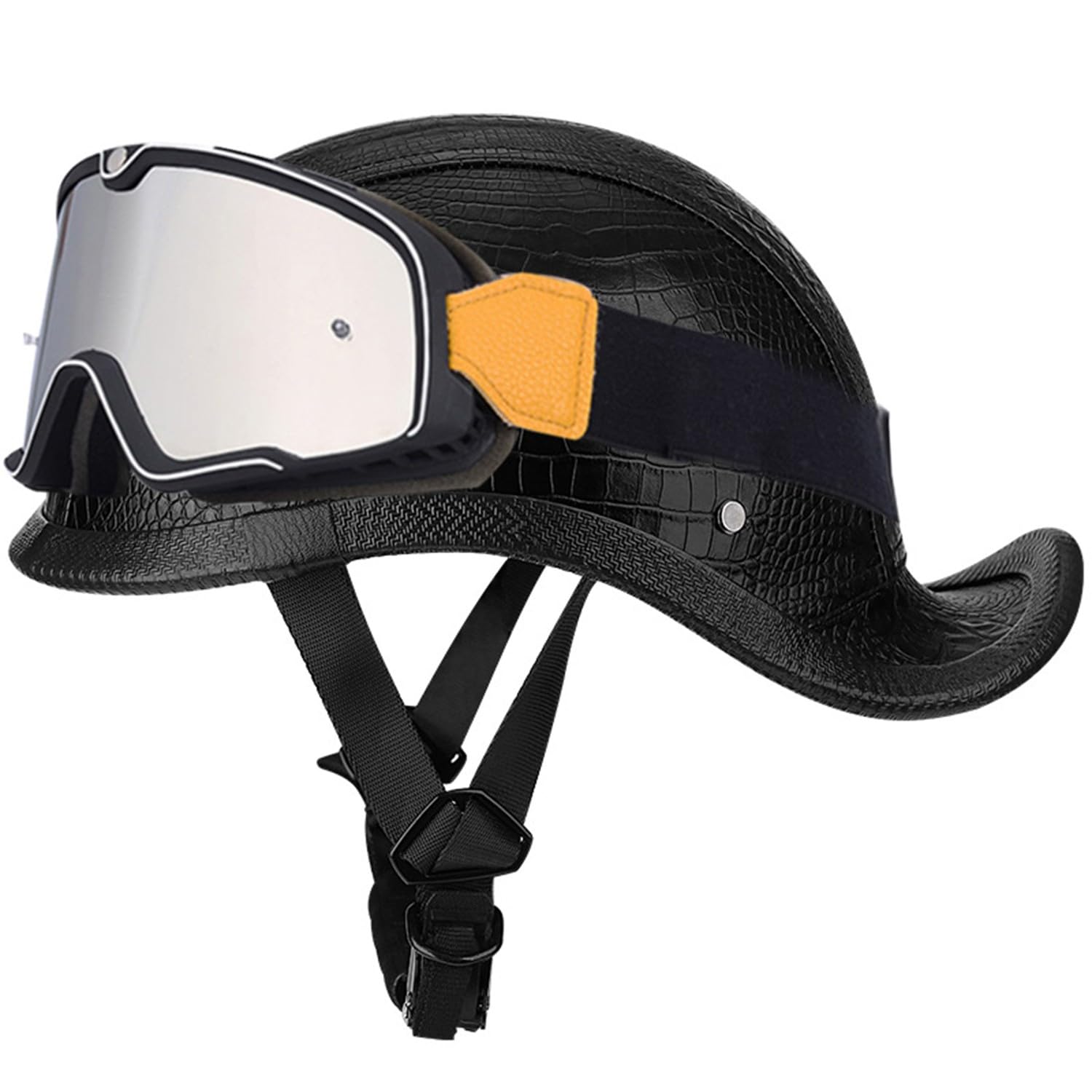 Motorrad Roller Jethelm Mit Gesichtsmaske Und Eine Brille Halbhelm DOTECE Zertifiziert Brain Cap Halbhelm Bequemes Futter Schnellverschluss Für Männer und Frauen geeignet 4,L:59-60CM Motorrad Roller Jethelm Mit Gesichtsmaske Und Eine Brille Halbhelm DOTECE Zertifiziert Brain Cap Halbhelm Bequemes Futter Schnellverschluss Für Männer und Frauen geeignet 4,L:59-60CM von Hejunlian