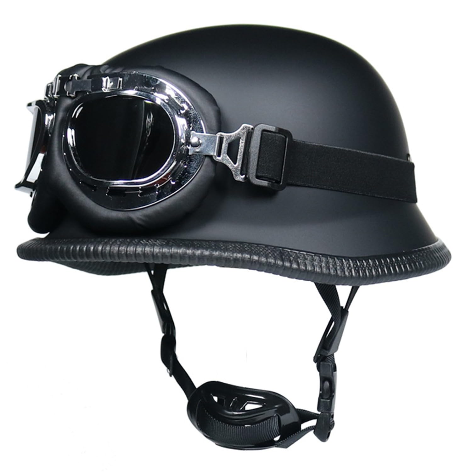 Retro Motorrad Halbhelme Jethelm Halbschalenhelm Zertifiziert Roller-Helm Scooter Offenem Deutscher Stil Roller Anti Collision Mofa-Helm ECEDOT-Zertifizierung 1,M:57-58CM Retro Motorrad Halbhelme Jethelm Halbschalenhelm Zertifiziert Roller-Helm Scooter Offenem Deutscher Stil Roller Anti Collision Mofa-Helm ECEDOT-Zertifizierung 1,M:57-58CM von Hejunlian
