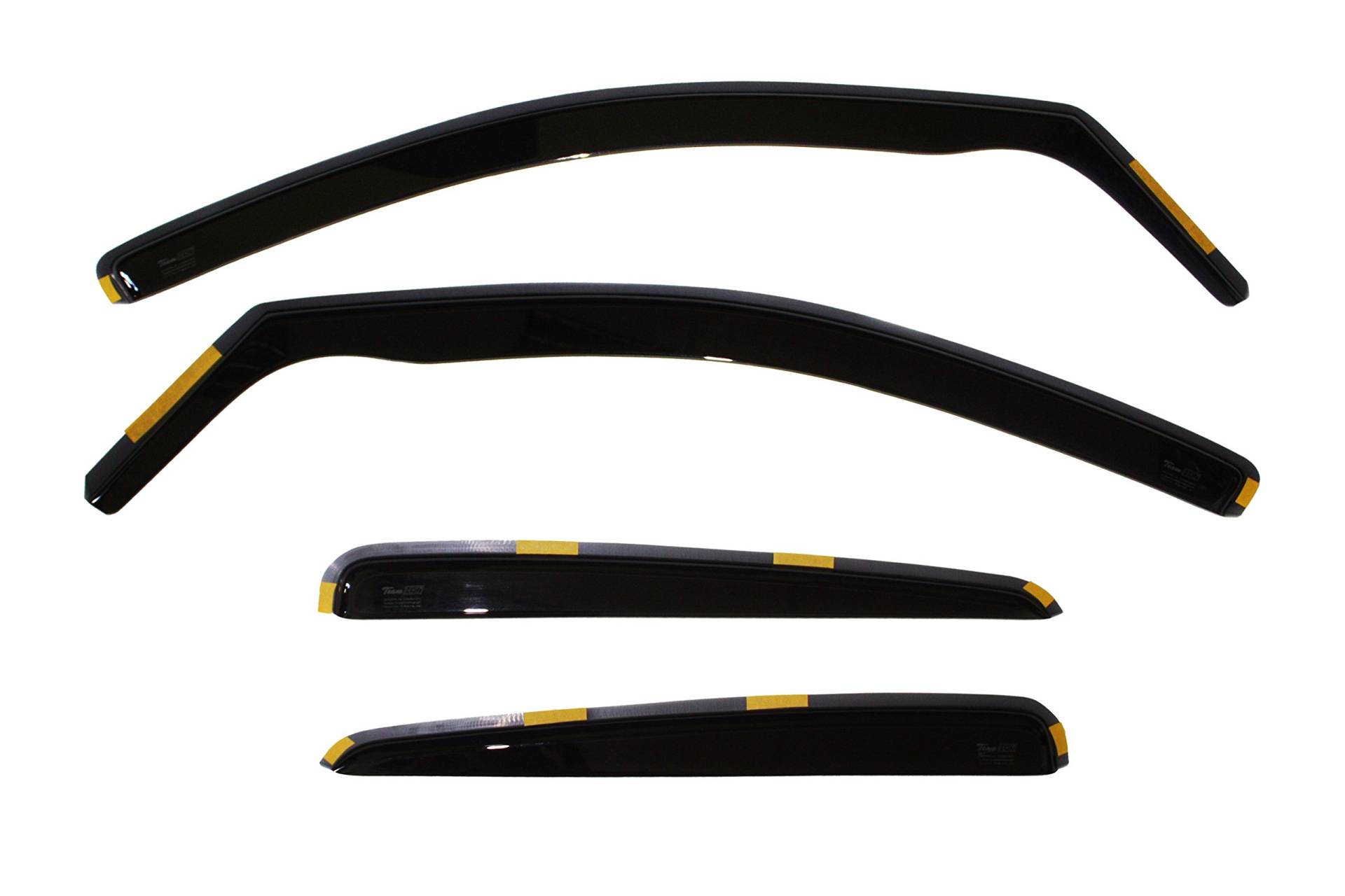 Heko -15241, Windabweiser für Ford Focus MK1 MK I, Limousine, 1998-2004, getönt, 4 Stück Heko -15241, Windabweiser für Ford Focus MK1 MK I, Limousine, 1998-2004, getönt, 4 Stück von Heko