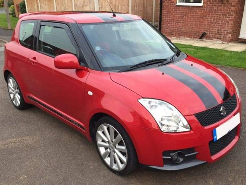Heko Windabweiser Regenabweiser vorne getönt dunkel Acrylic 2-TLG für Suzuki Swift (05-11) [3 Door] 28619 von Heko