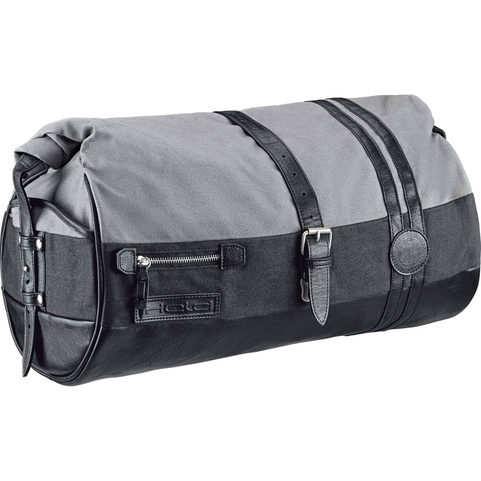 Held Hecktasche Motorrad Motorradtasche Hecktasche Canvas 4742 schwarz/grau 20 Liter, Unisex, Multipurpose, Ganzjährig, Textil von Held Motorcycle Clothing