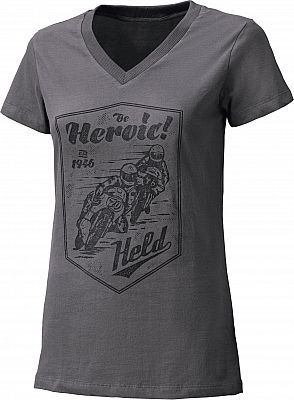 Held Be Heroic, T-Shirt Damen - Grau - XL von Held
