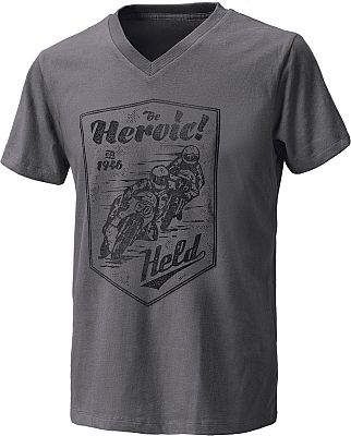 Held Be Heroic, T-Shirt - Grau - 4XL von Held